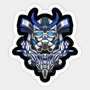 Blue Galaxy Warrior Sticker